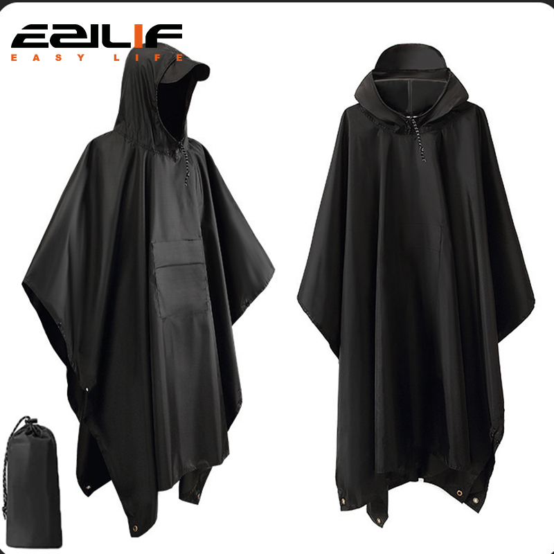 Emergency Poncho Rain - 3 In 1 Açık Askeri Yağmurluk