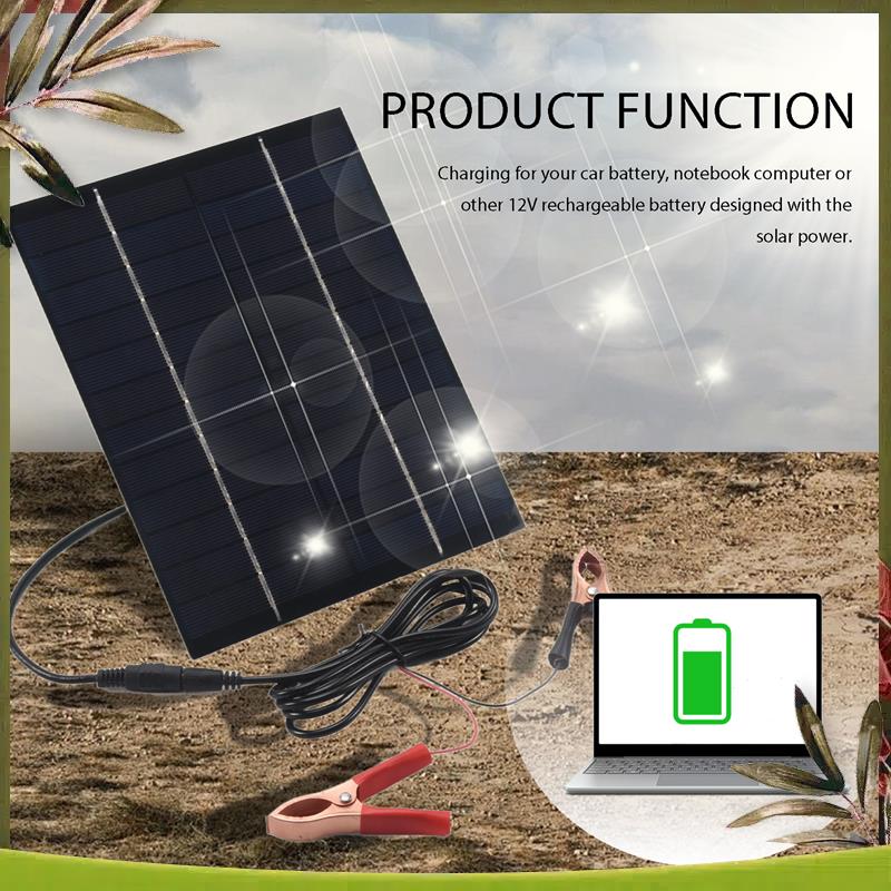 AB98-5.5W 12V güneş paneli pil - Solar Emergency Charger incelemesi ve fiyatı