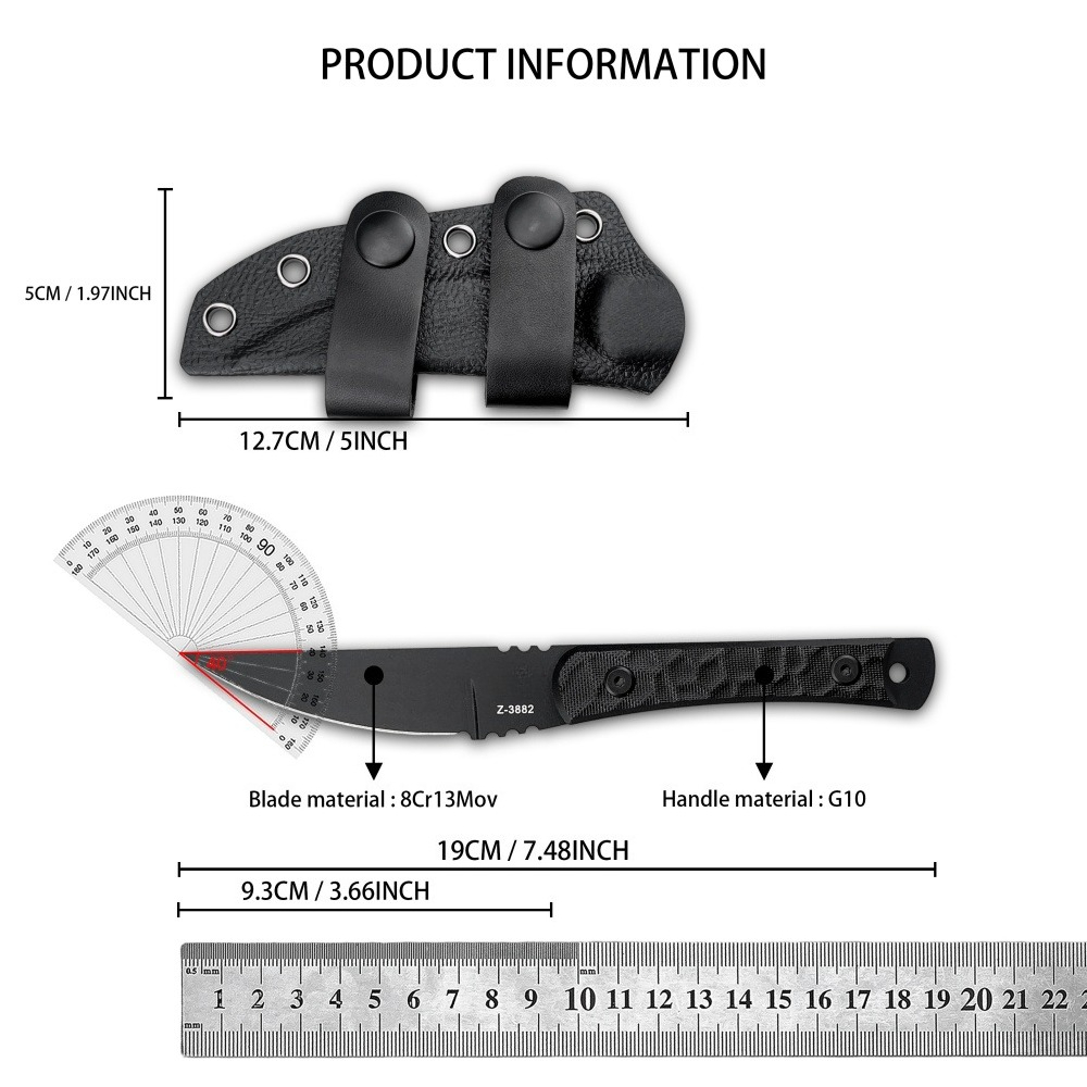Z3882 Kompakt Kampçılık Balıkç - Bushcraft Knife Fixed incelemesi ve fiyatı