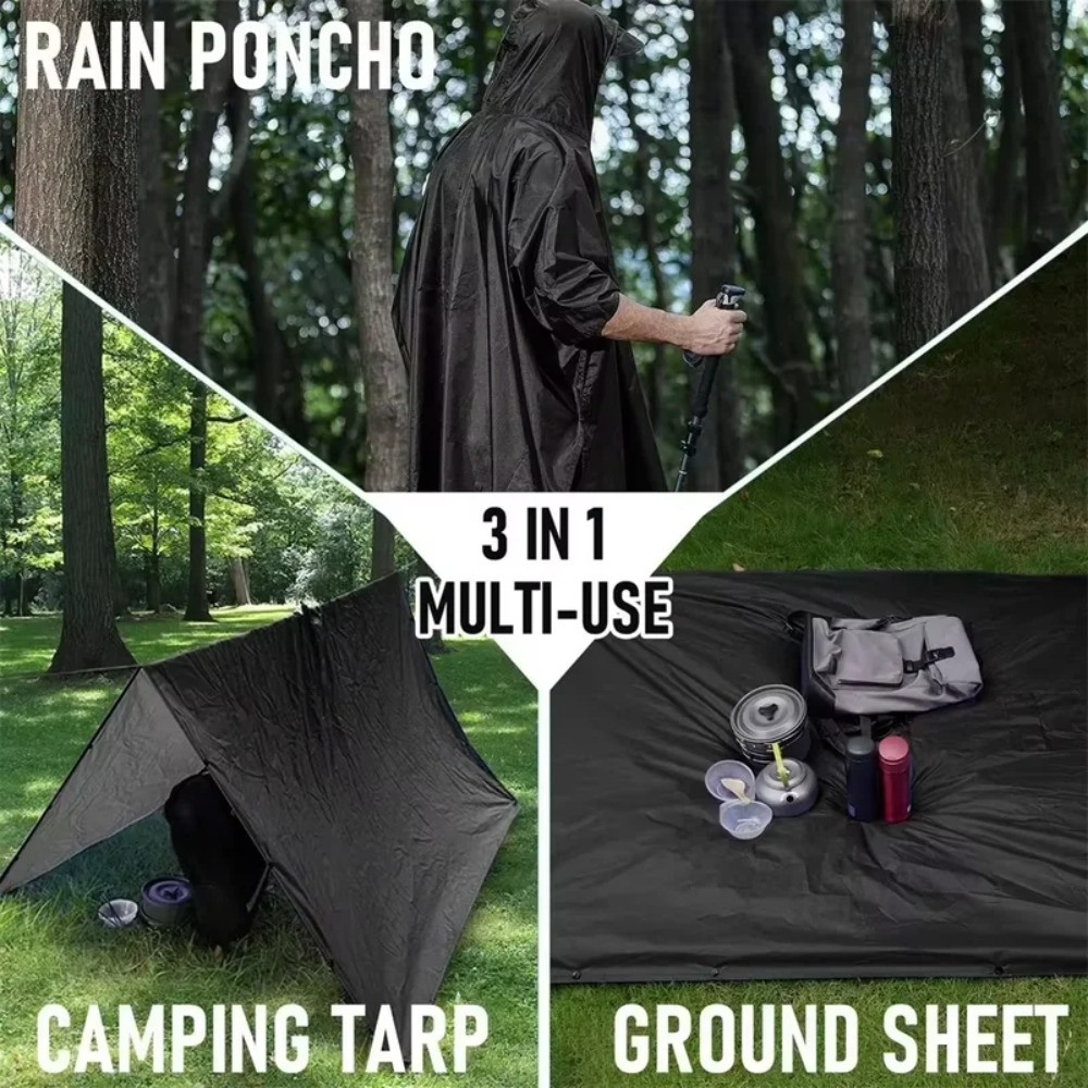 Açık Hava Çok Fonksiyonlu 3 In - Emergency Poncho Rain incelemesi ve fiyatı