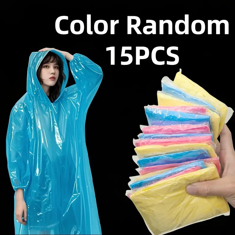 Yetişkinler için 15/30 Adet Ra - Emergency Poncho Rain incelemesi ve fiyatı